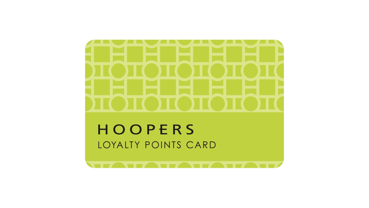 Hoopers Loyalty card