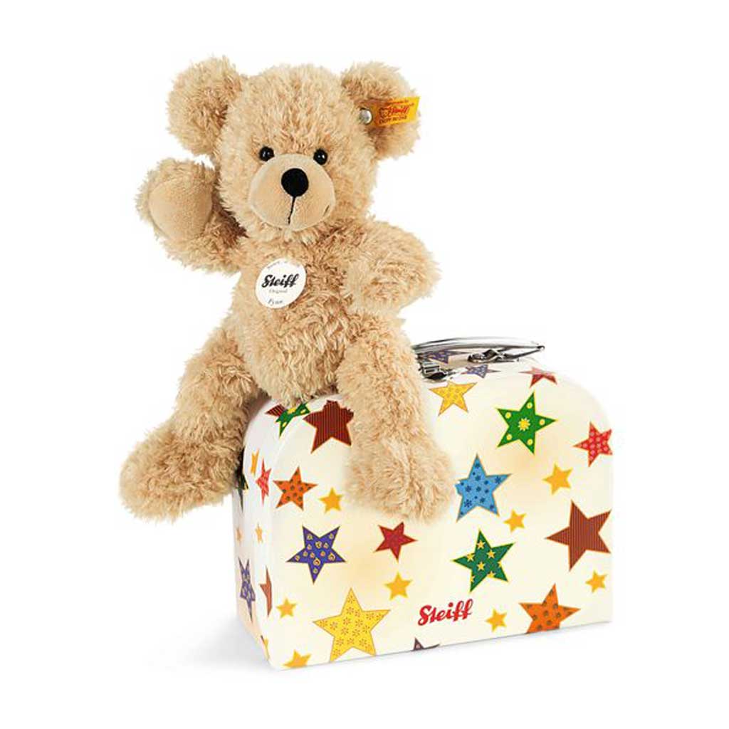 Steiff Fynn Bear in Suitcase 23cm